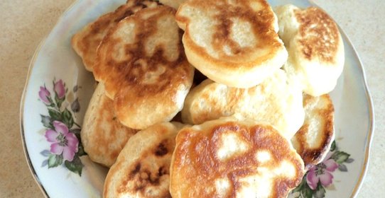 Дрожжевые оладьи на воде