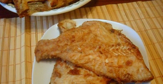 Жареная камбала