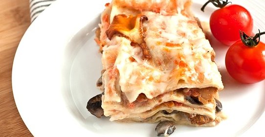 Лазанья с ветчиной и сыром