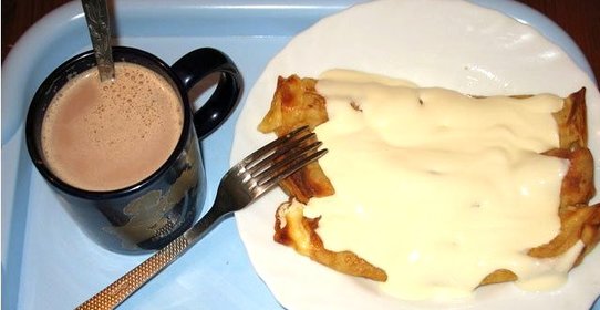 Блины, фаршированные творогом