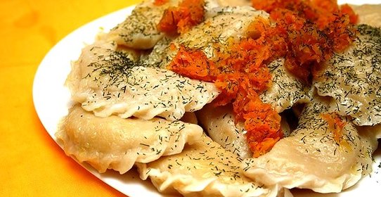 Постные вареники с картошкой