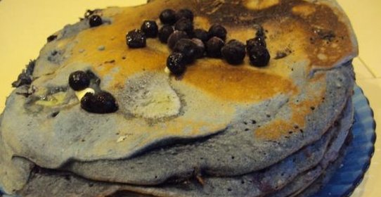 Черничные блины