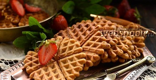 Карамельные вафли