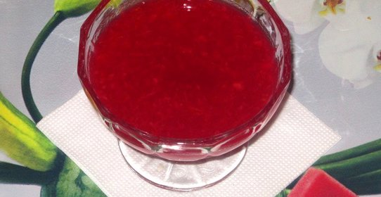 Джем из калины без варки