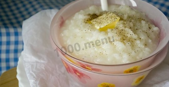 Рисовая каша на воде