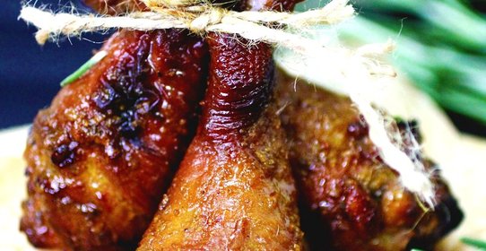 Куриные ножки с медом и карри