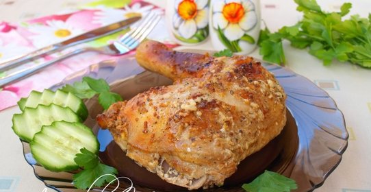 Курочка в медово-горчичном маринаде