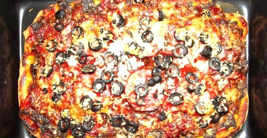 Тонкая пицца