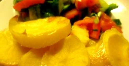 Запеченный картофель с молоком