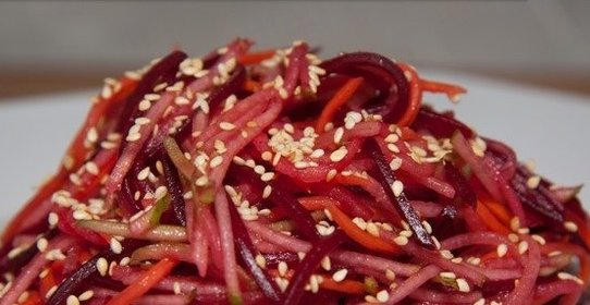 Салат из свеклы с грушей