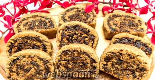 Ржаное печенье с сухофруктами