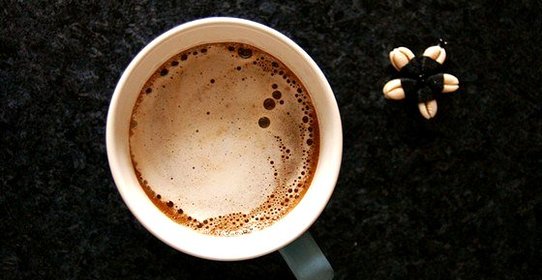 Кофе с воздушной молочной пенкой