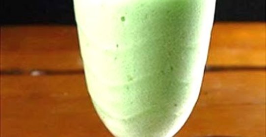 Молочный коктейль с яблоком