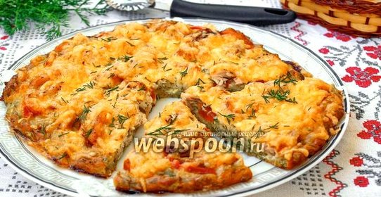 Пицца из кабачков