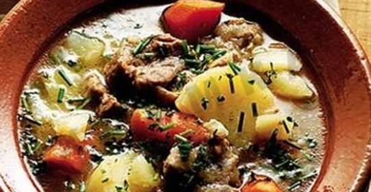 Овощное рагу из баранины по-ирландски