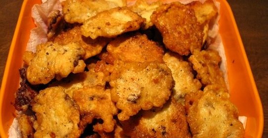 Отбивные из куриных сердечек