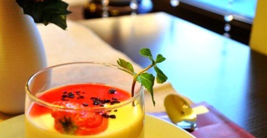 Панна-котта с прослойкой варенья