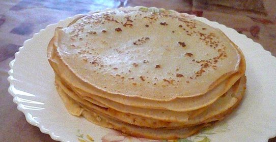 Блины на кислом молоке