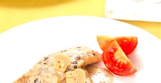 Жареный маринованный палтус