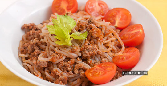 Ширатаки с мясным соусом