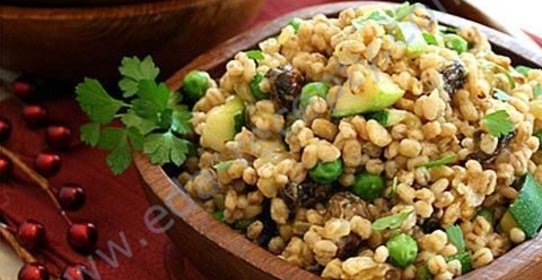 Перловая каша с крапивой