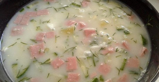 Окрошка на Айране