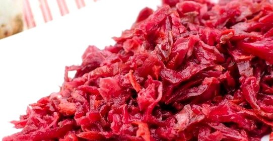 Капуста в маринаде со свеклой