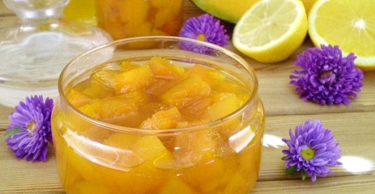Варенье из тыквы с апельсином и лимоном