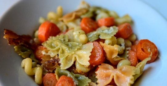 Паста с морковью