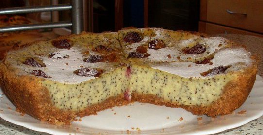 Творожно-фруктовый пирог