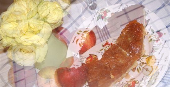 Пирог татен с яблоками и розмарином