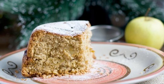 Овсяная шарлотка