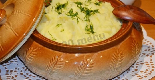 Толченая картошка с молоком