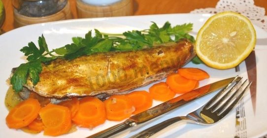 Скумбрия в мультиварке запеченная в фольге