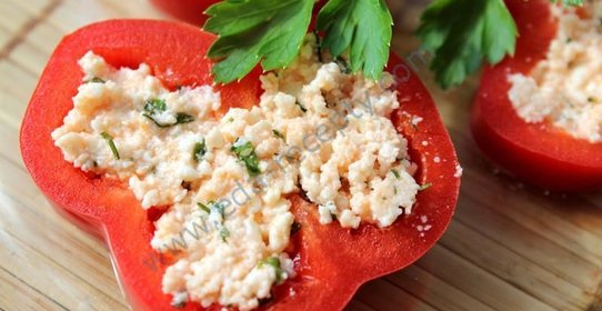 Болгарский перец, фаршированный брынзой