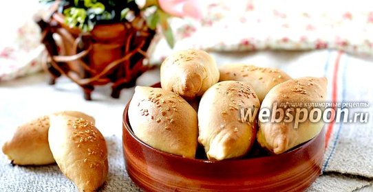 Пирожки на кислом молоке с капустой и фаршем