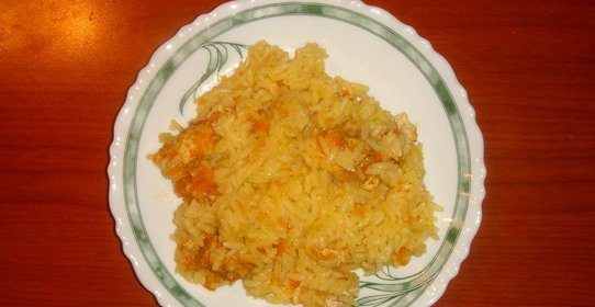 Плов с курицей в мультиварке