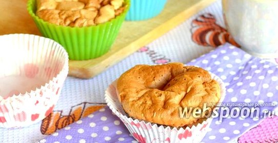 Шоколадные кексы с виноградом и безе