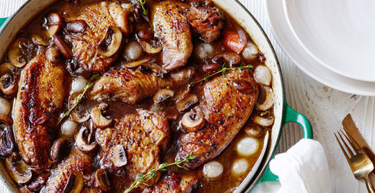 Курица в вине