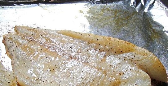 Камбала на пару