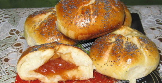 Булочки с повидлом