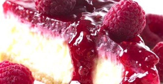 Малиновый пирог со сливочным сыром