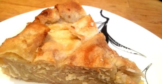 Cладкий пирог из лаваша