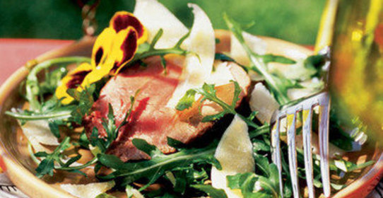 Мясной гравлакс с пармезаном