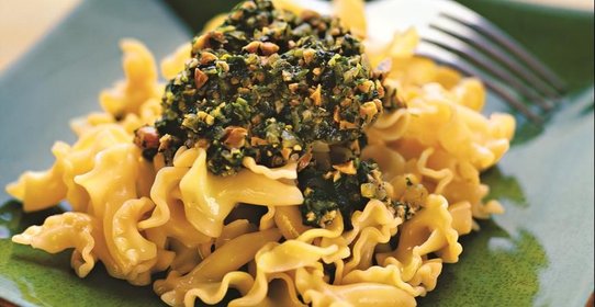 Паста с соте из петрушки