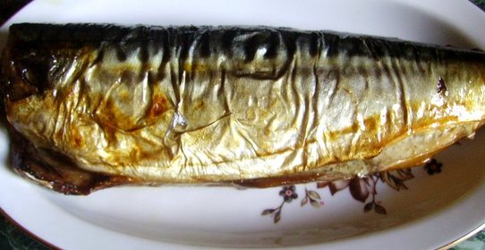 Скумбрия, запеченная в пакете
