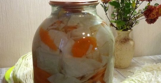 Маринованная капуста на зиму (очень вкусная)