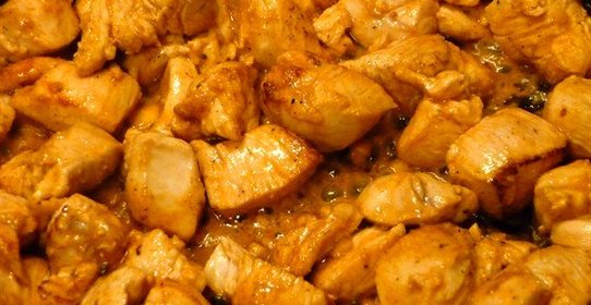 Куриное филе с лимонным соусом