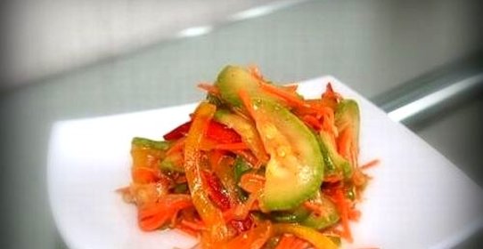 Салат по-корейски из кабачков