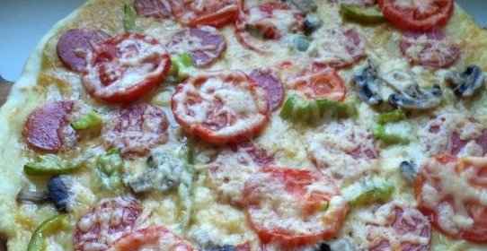 Пицца на дрожжевом тесте
